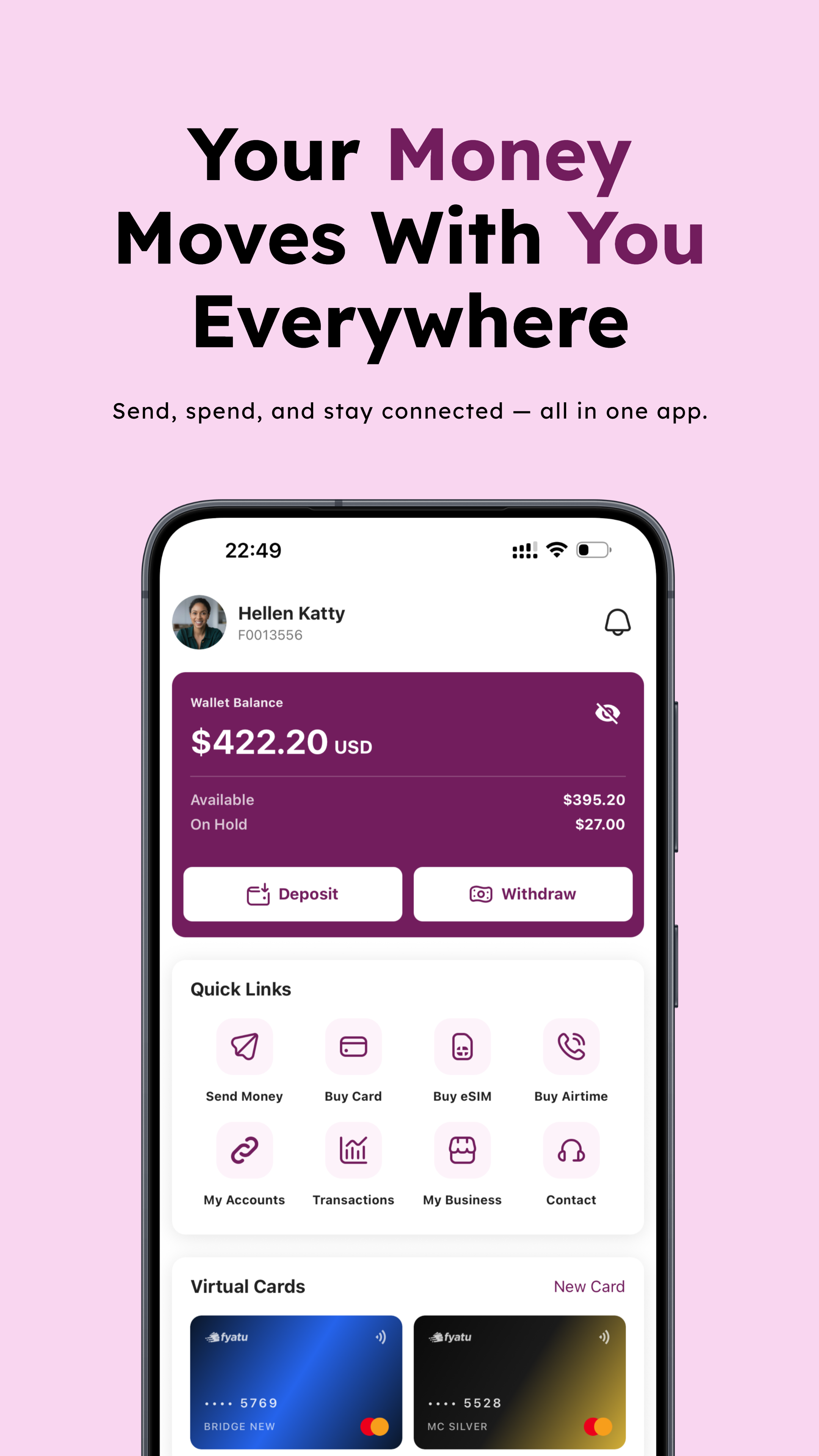 Fyatu app screenshot 1