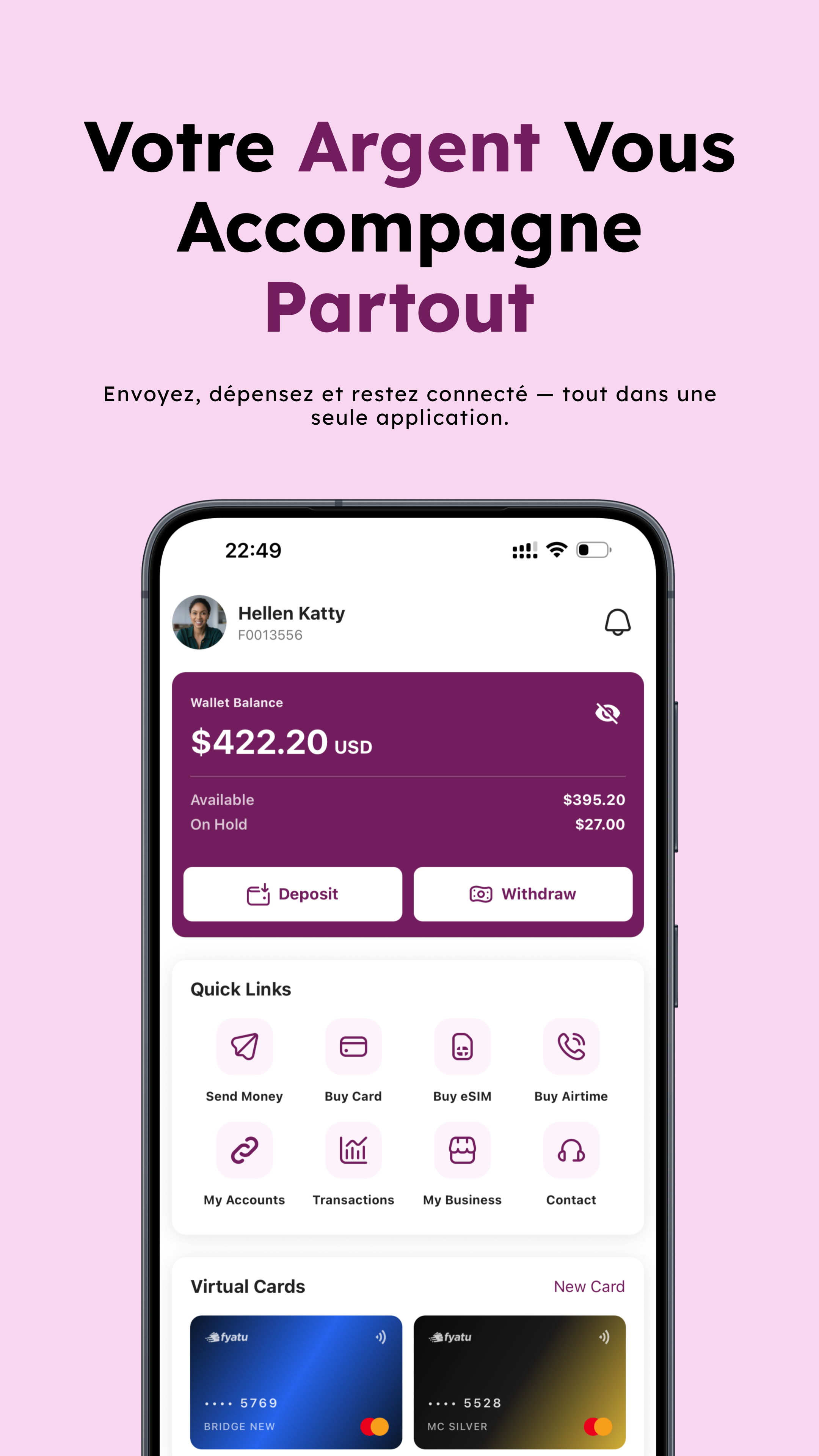 Fyatu app screenshot 1