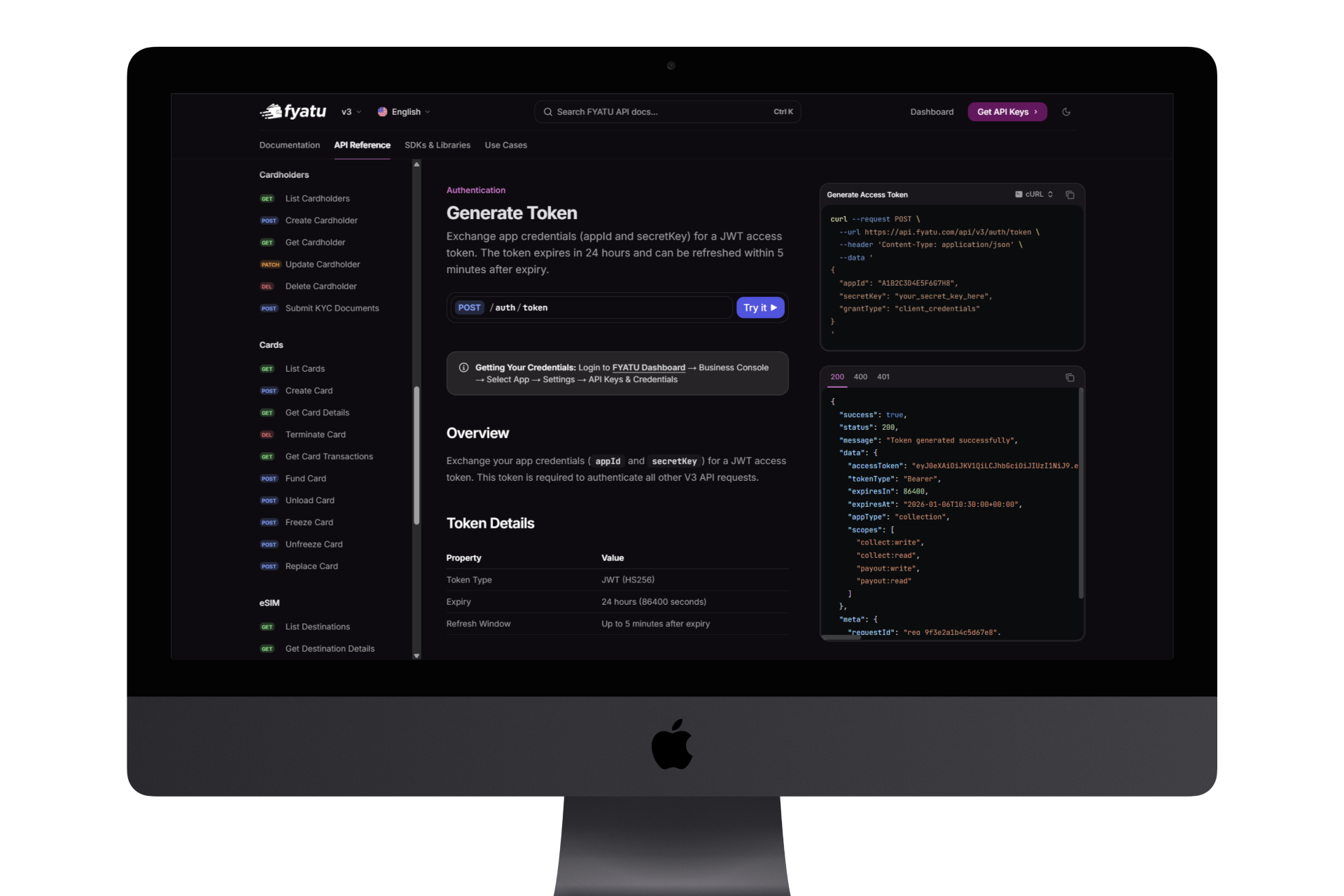 Fyatu eSIM API documentation